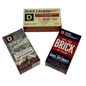 Duke Cannon Big Ass Brick Soap Bundle 3 Bars New NIB